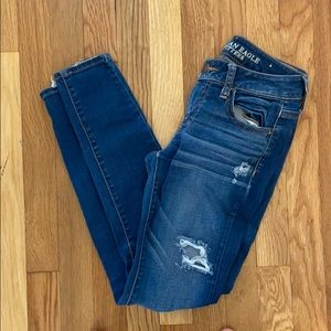 american eagle distressed jegging 2S